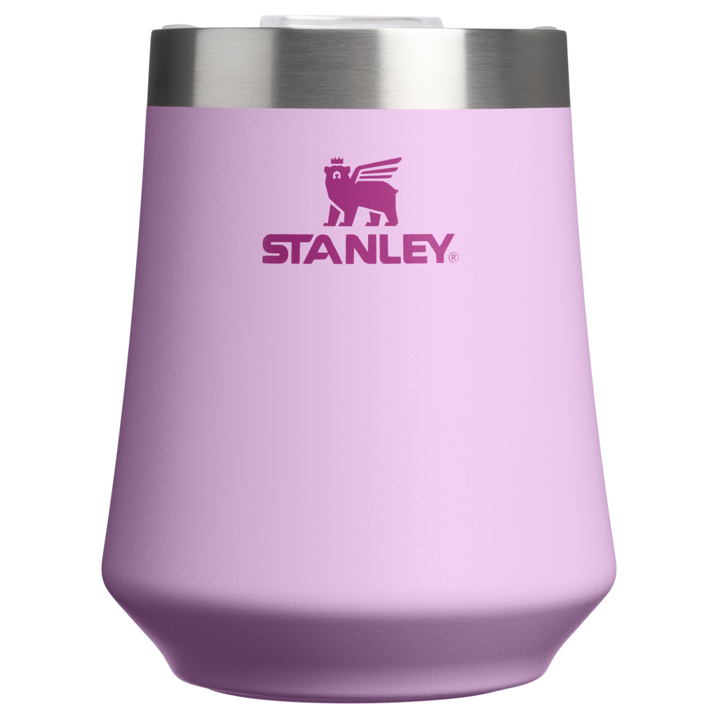 Premium Matte The Reserve Wine Tumbler D125V - Shatterproof Flavor-Preserving Cocktail Tumbler with Lid - Soft Orchid