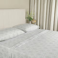 Breathable Luxury 100% Cotton Queen Sheets Set, 4 Piece Bed Sheets Set with HeiQ Fresh, Percale Weave, Hotel Luxury, Ultra Soft Sheets ... - Breathable Egyptian Cotton Flat & Fitted Sheets - Default Title