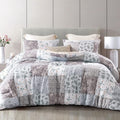 Heavyweight Warmth 3-Piece Queen Comforter Set, Soft Reversible Bedding Comforter Sets, Patchwork Printed Down Alternative Comforter Duv... - Luxurious Quilted Duvet Cover Set - Default Title
