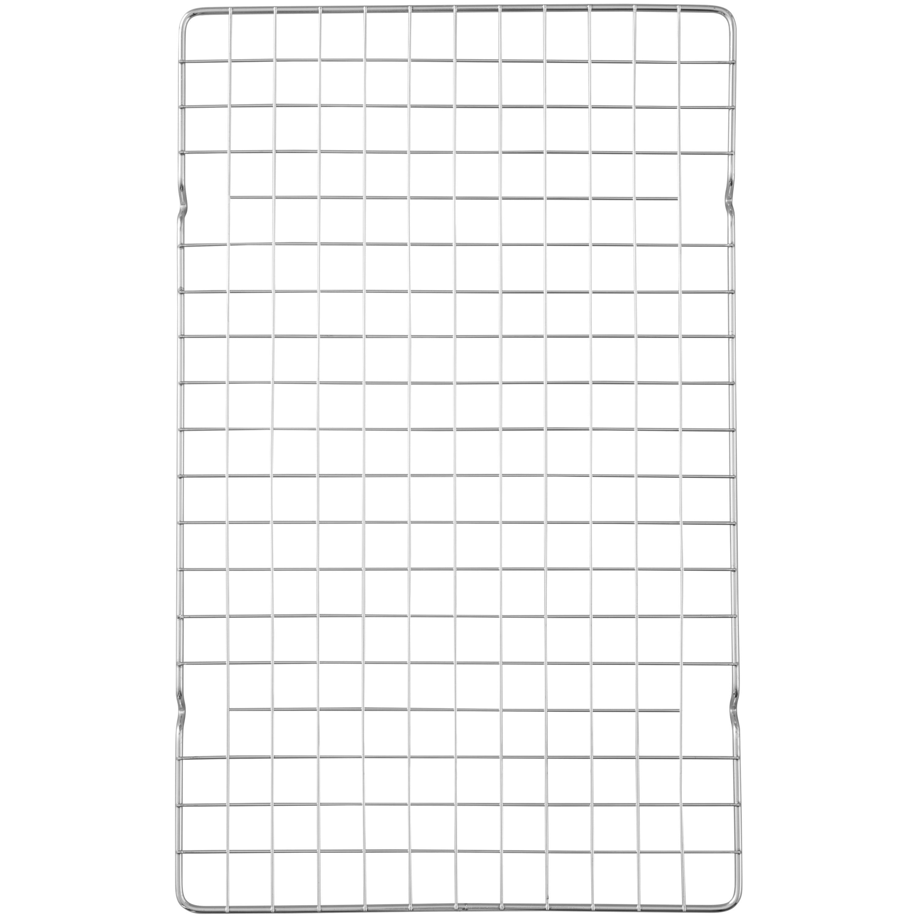 Ergonomic Manual Everyday Chrome-Plated Cooling Grid, 10 x 16 in., Rectangular, Packaging May Vary - Premium Stainless Steel Garlic Presser & Peeler - Default Title