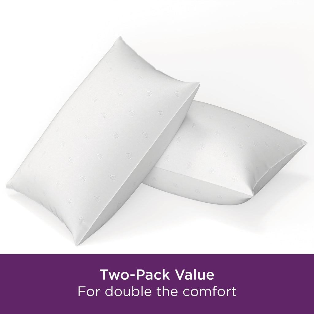 Hotel Collection Bed Pillows, Standard/Queen (2 Count) - Hotel Quality Plush Sleeping Pillows Detail