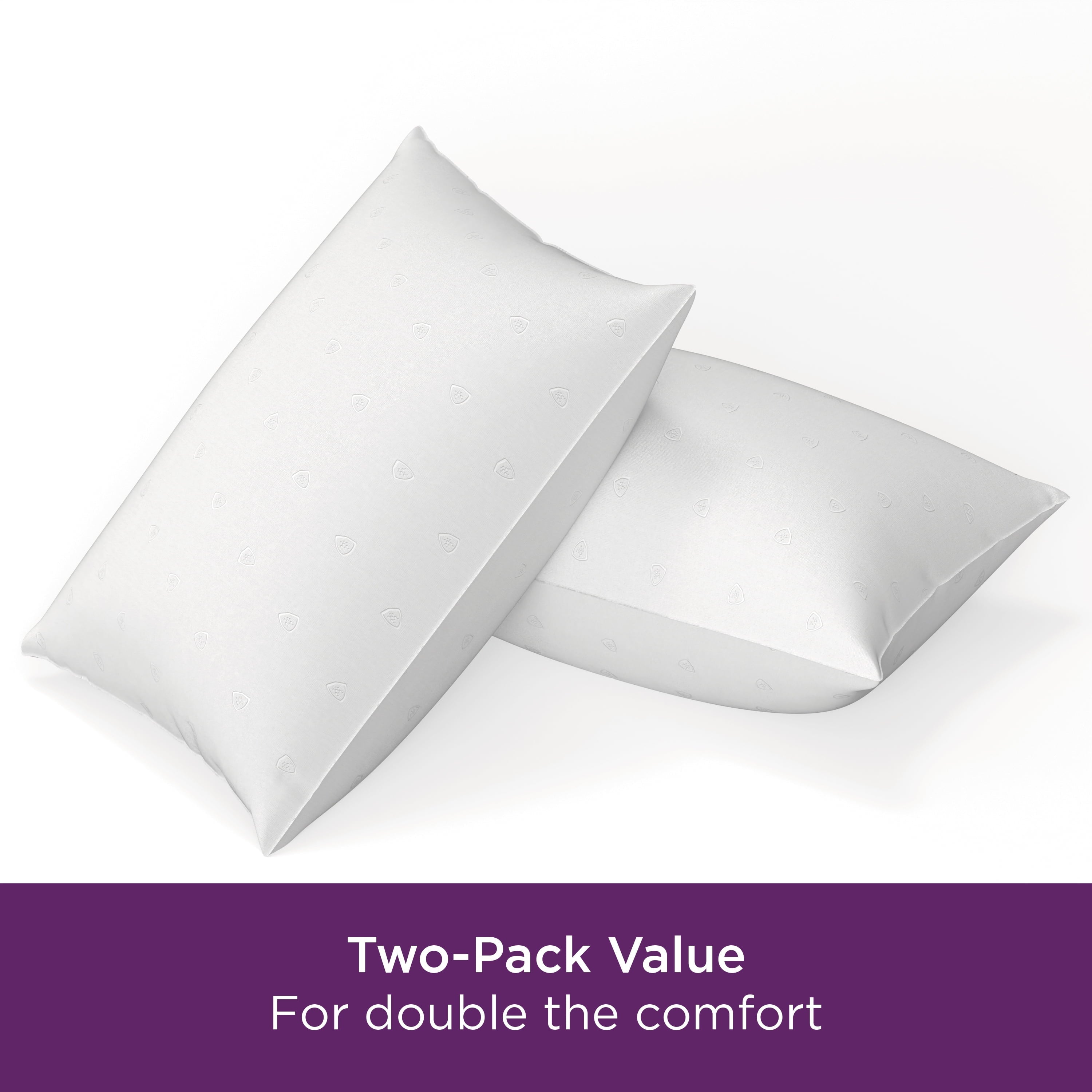 Hotel Collection Bed Pillows, Standard/Queen (2 Count) - Hotel Quality Plush Sleeping Pillows Detail