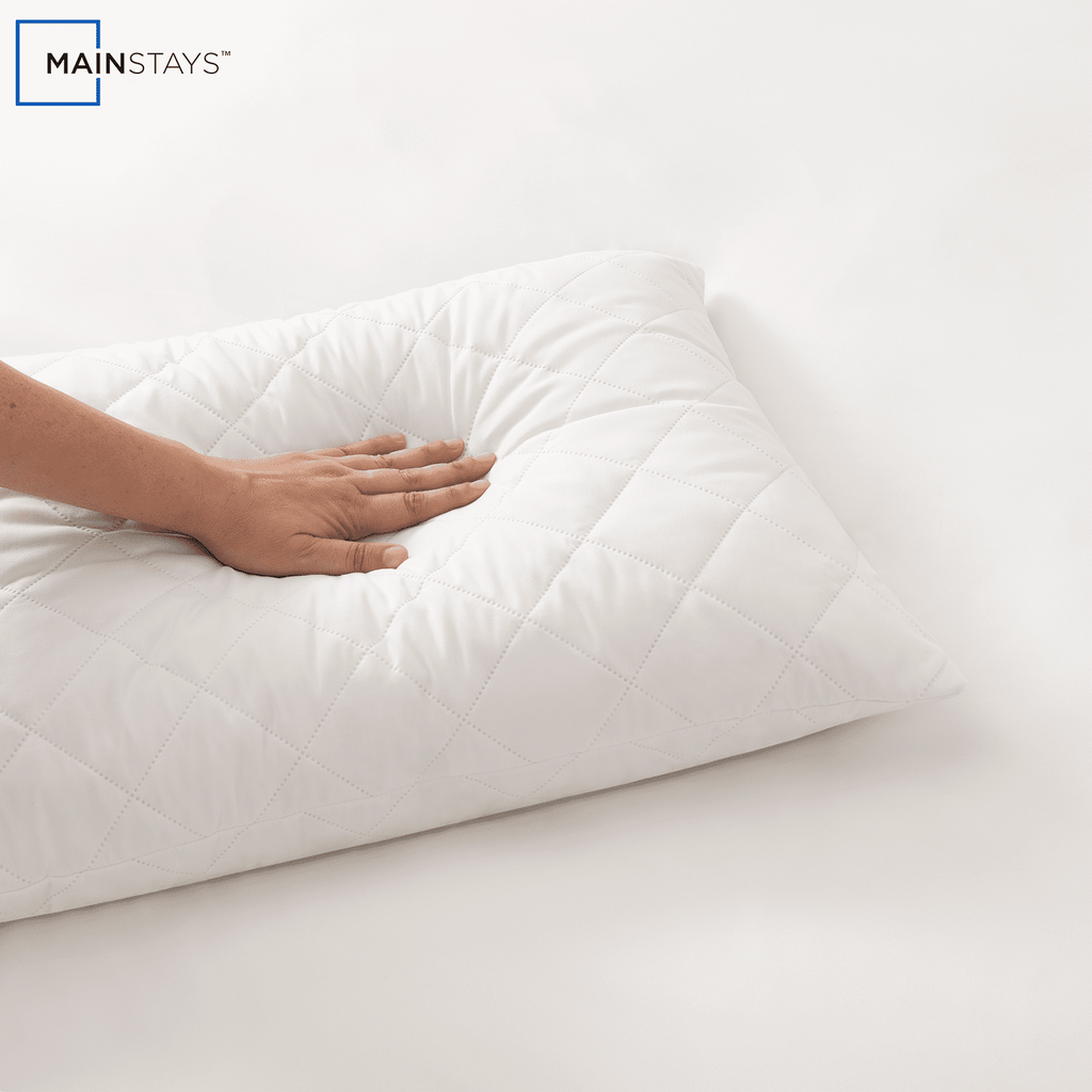 Hotel Collection Memory Foam Cluster Bed Pillow, Standard Queen - Ergonomic Memory Foam Pillow for Neck Pain Support Detail
