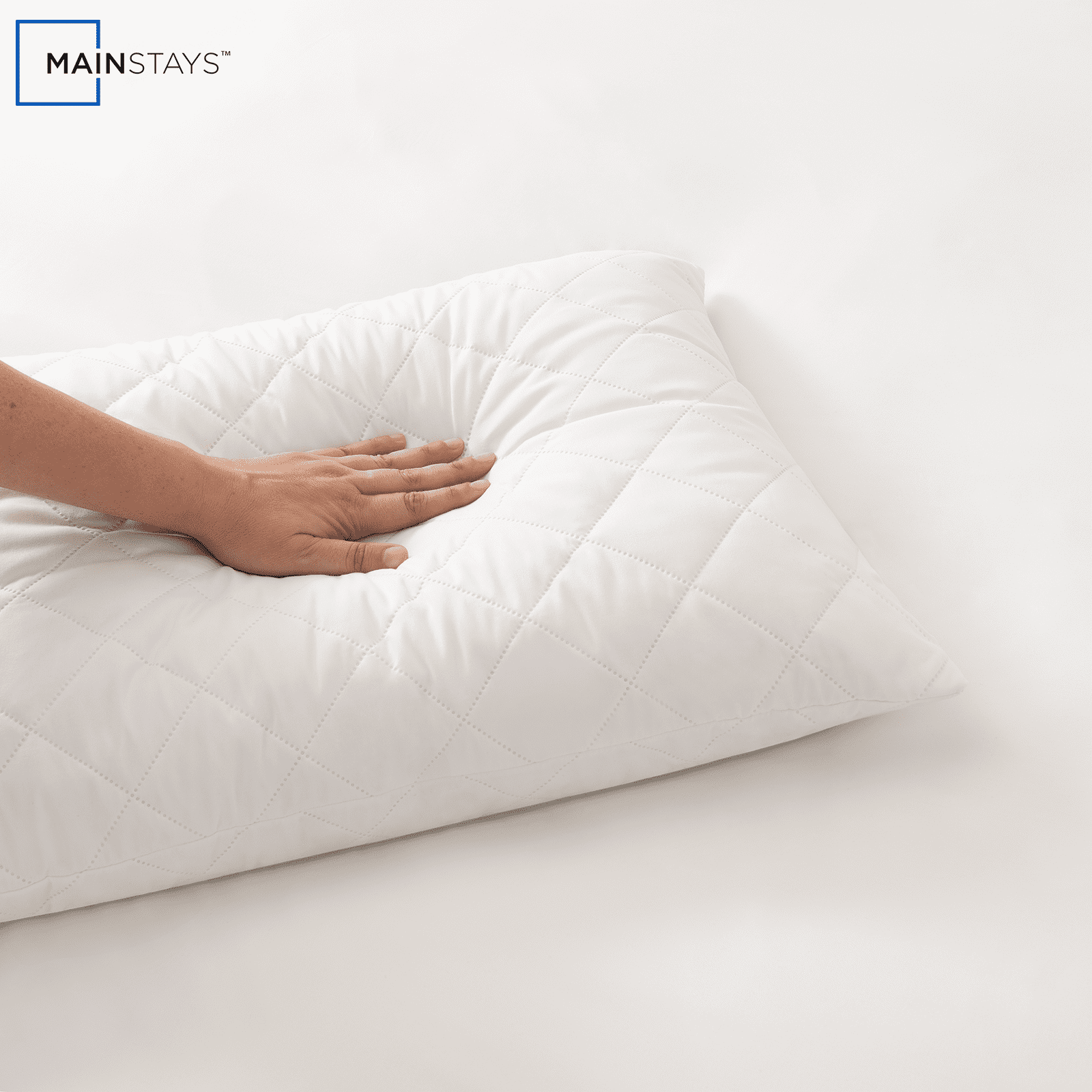 Hotel Collection Memory Foam Cluster Bed Pillow, Standard Queen - Ergonomic Memory Foam Pillow for Neck Pain Support Detail