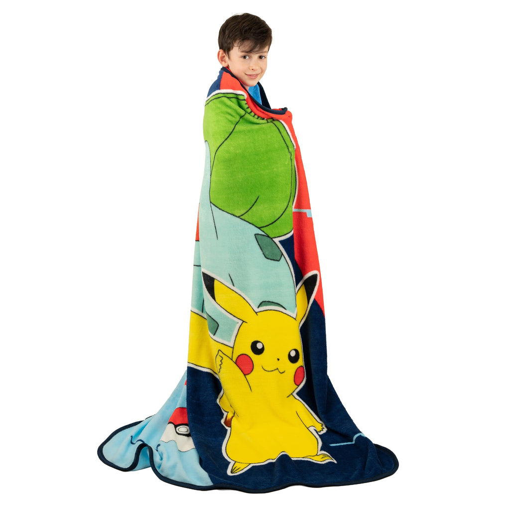 Lightweight Warm Kids Print Fleece Throw Blanket, 46 x 60 - Cozy Fleece Throw Blanket for Couch & Bed Detail