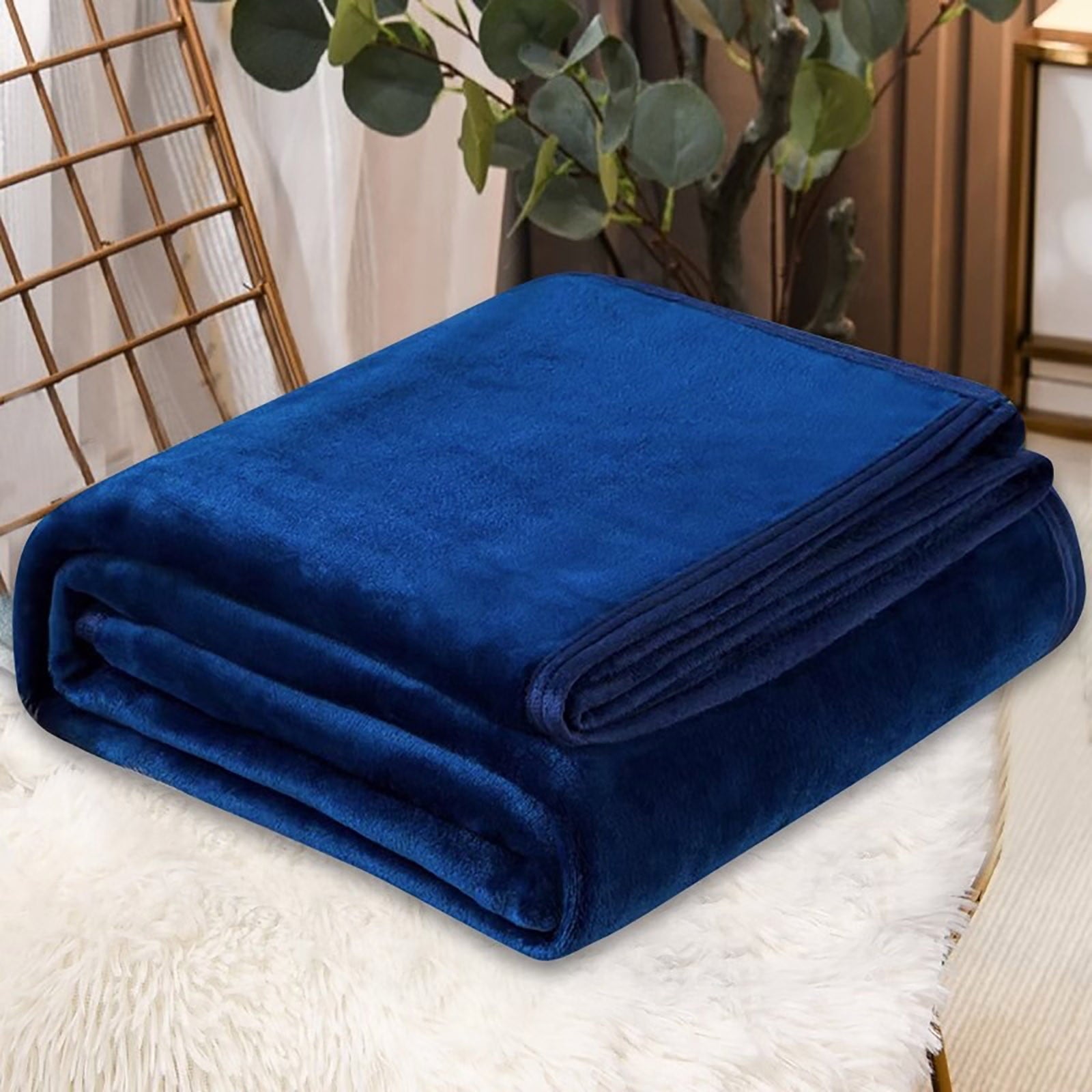 Lightweight Warm 28x39 Inch Soft Thick Gentle Cozy Throw for Couch Lightweight Warm Home Throw for Living Room Bedroom - Luxury Knitted Decorative Throw Blanket with Fringes Detail