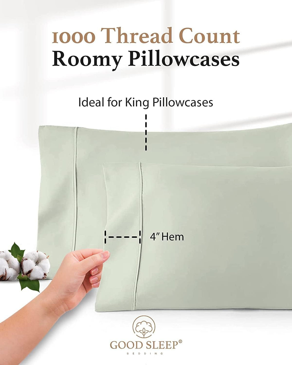 Premium Egyptian Cotton Queen Size Flat Sheet Only - Hotel Style 100% Egyptian Cotton Sheet, Soft & Breathable, Sateen Weave 800 Thread Count... - Cooling Hotel Quality Bedding Sheets and Pillowcases Detail