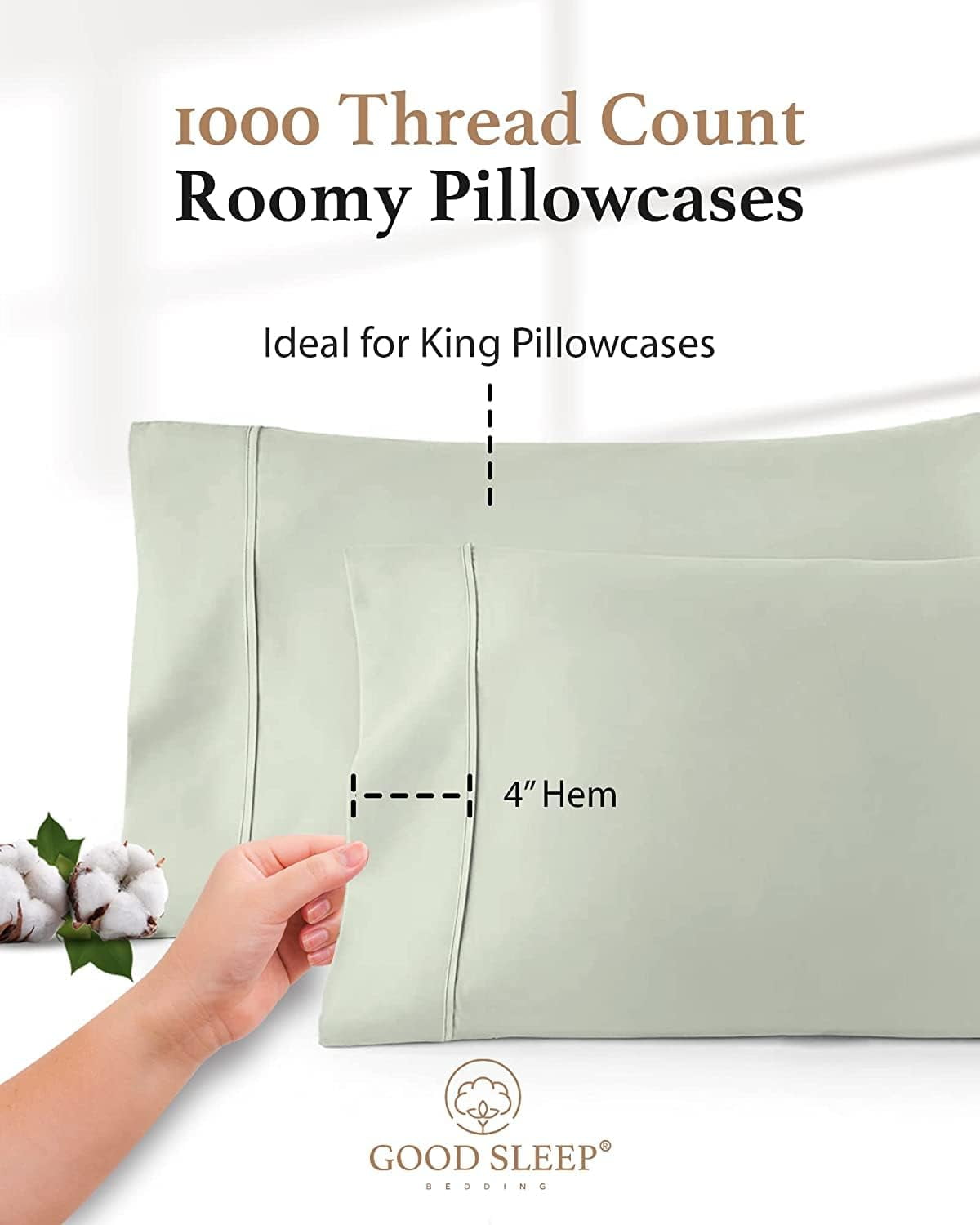 Premium Egyptian Cotton Queen Size Flat Sheet Only - Hotel Style 100% Egyptian Cotton Sheet, Soft & Breathable, Sateen Weave 800 Thread Count... - Cooling Hotel Quality Bedding Sheets and Pillowcases Detail