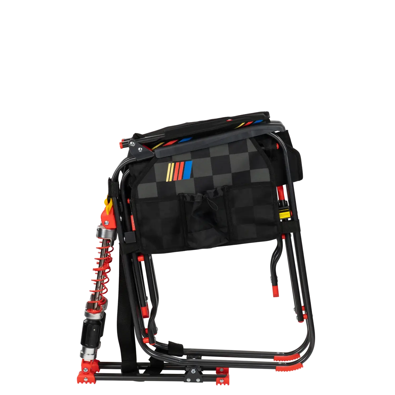 Luxury Camp Adjustable Rocker - NASCAR - Choice 899 - Heavy-Duty Kickback Rocker with Beverage Holder Detail