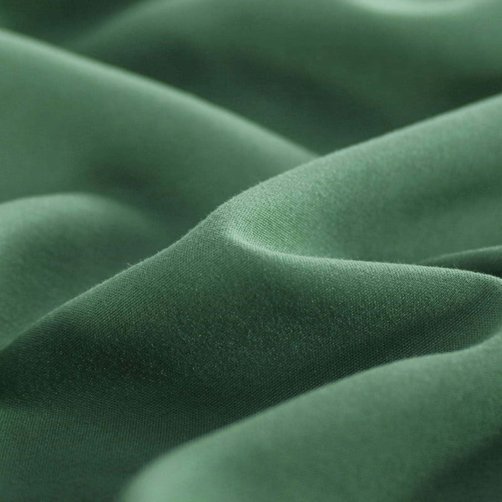 Fluffy Down Alternative Grass Green/Grey Queen Size Comforter Set,3-Pieces Reversible Comforter Set Soft and Lightweight,All Season Down Alte... - Hypoallergenic Ultra-Fluffy Quilt for Winter Detail