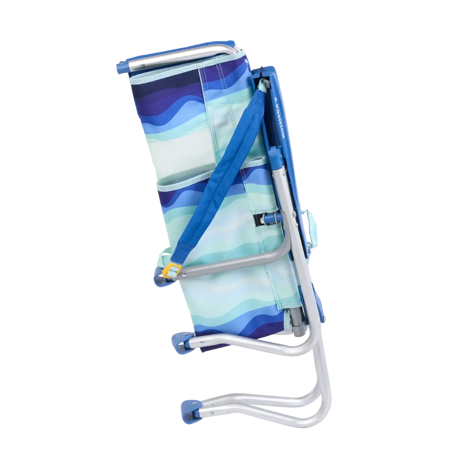 Low-Profile Bi-Fold Beach Chair - Choice 601 - Rust-Resistant Aluminum Sand-Friendly Lounge Chair Detail