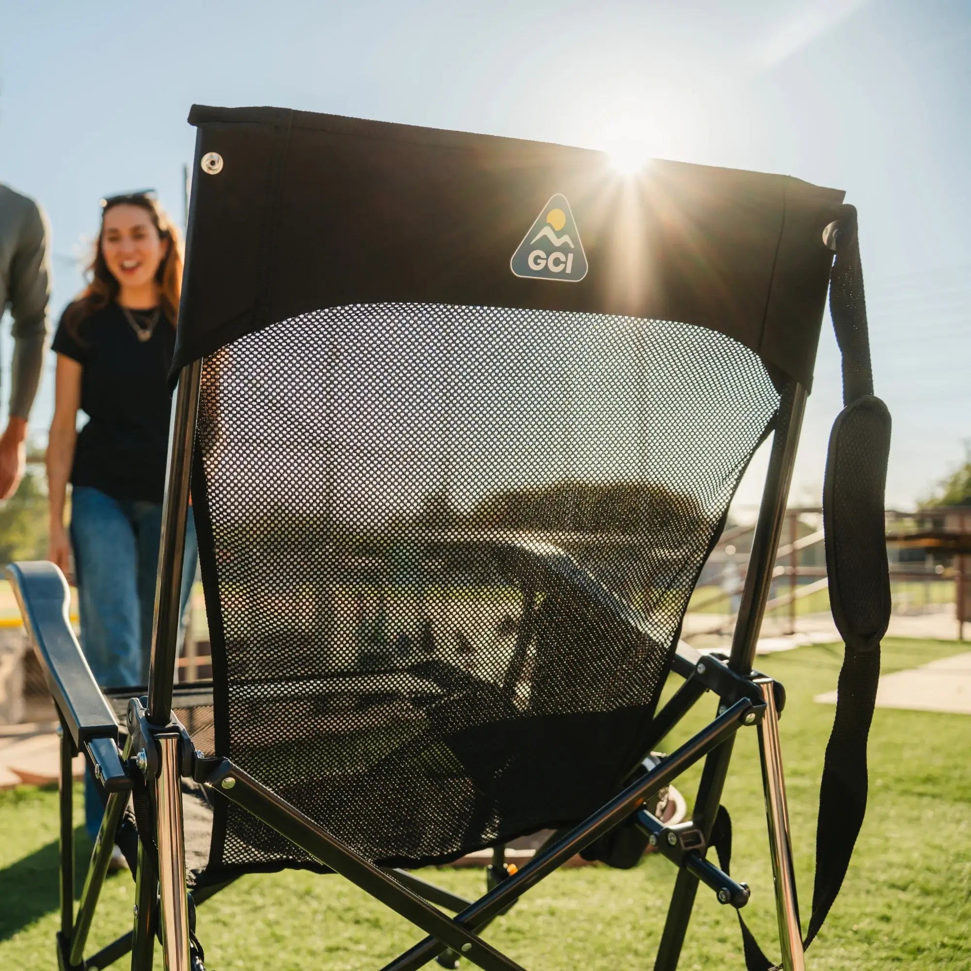 Heavy-Duty Freestyle BreezeRocker - Choice 504 - RoadTrip Rocker Smooth Motion Camp Chair Detail