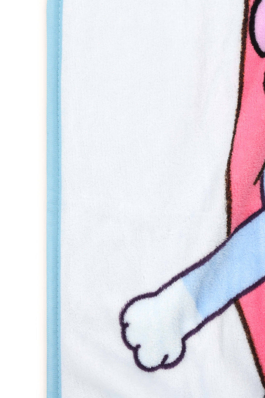 Reversible Sherpa Family Kids Throw Blanket, Soft Coral Fleece, Multicolor, 46" x 60" - Cozy Fleece Throw Blanket for Couch & Bed Detail