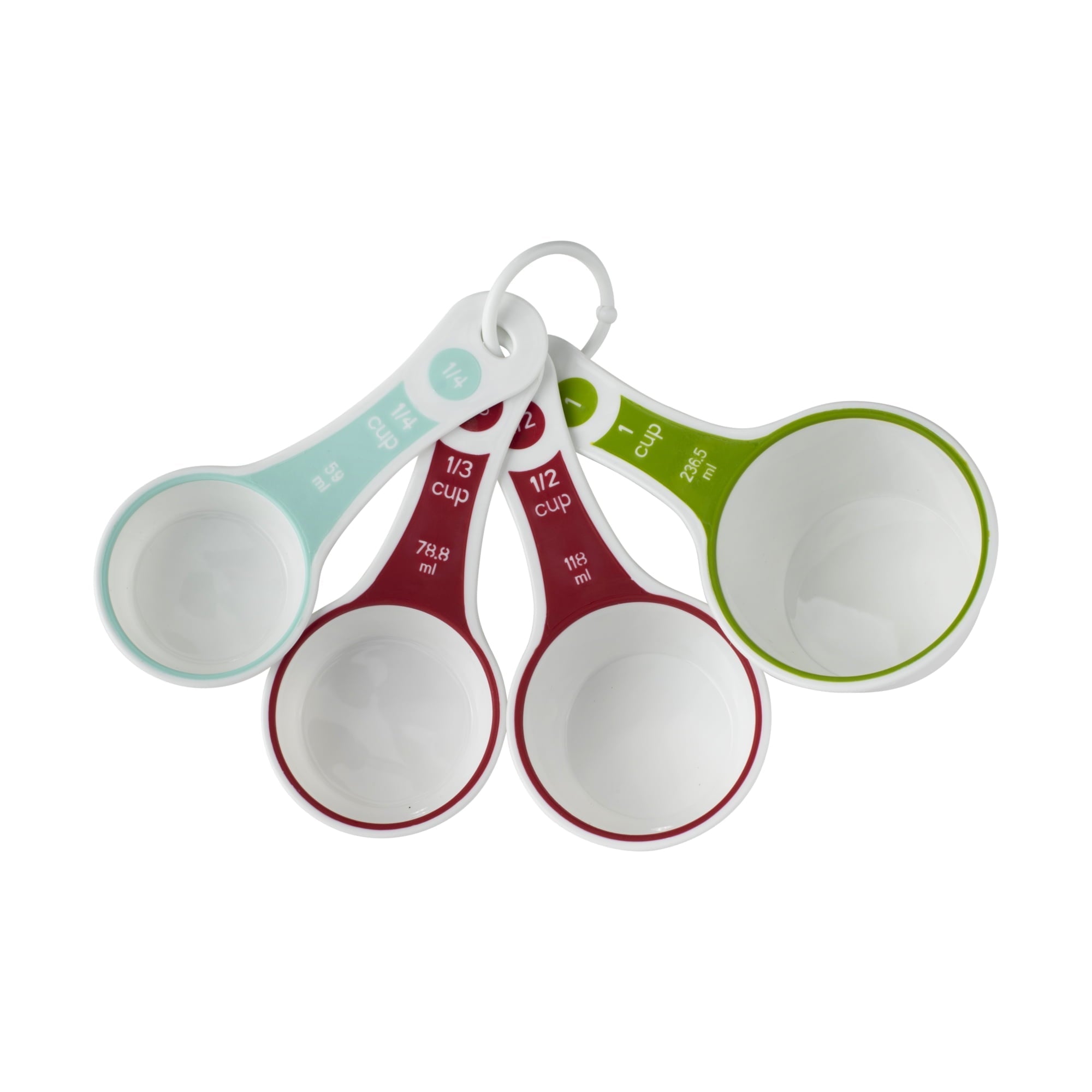 Time-Saving (3 pack) 4-Piece Measuring Cups Set, Multicolor - Multi-Functional Manual Food Chopper & Slicer Detail