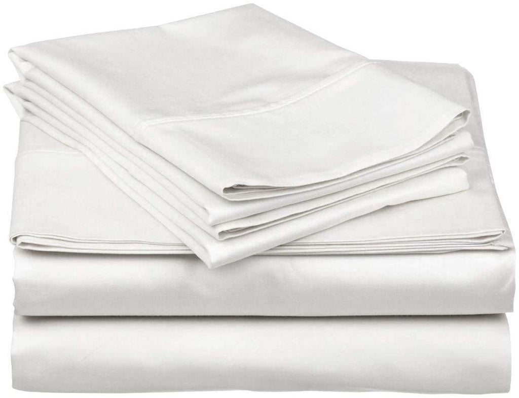 Breathable Luxury Top Split King 100% Egyptian Cotton 1000 Thread Count, Adjustable Beds -Top Split King Sheets Sets (4 Pcs) Split Down... - Luxury Bed Sheet Set with Deep Pockets Detail