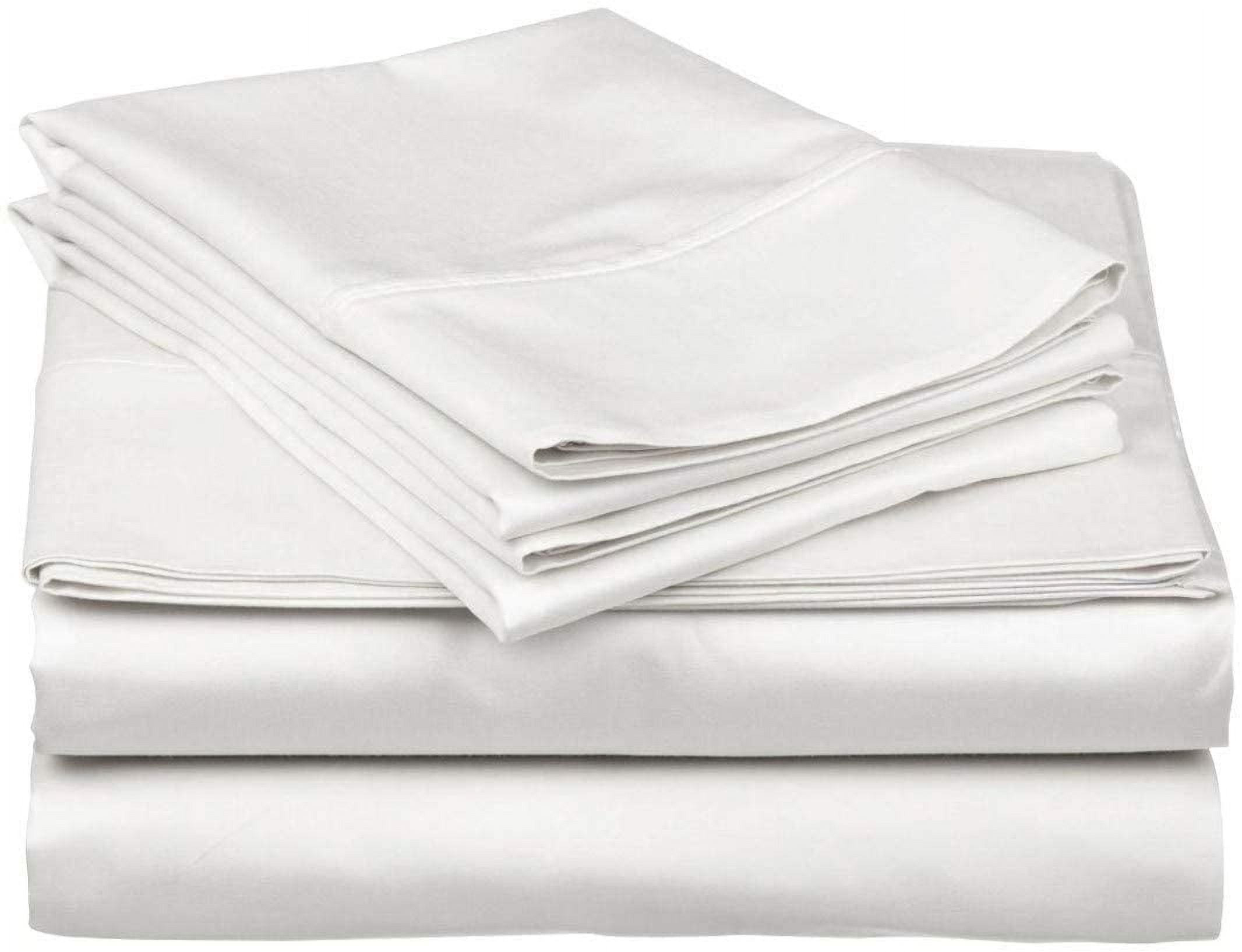 Breathable Luxury Top Split King 100% Egyptian Cotton 1000 Thread Count, Adjustable Beds -Top Split King Sheets Sets (4 Pcs) Split Down... - Luxury Bed Sheet Set with Deep Pockets Detail