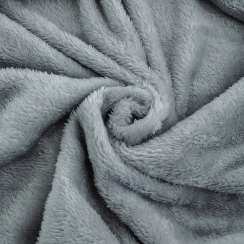 Decorative Knitted Super Soft Plush Blanket, Gray, Twin, Adult/Teen - Cozy Fleece Throw Blanket for Couch & Bed Detail