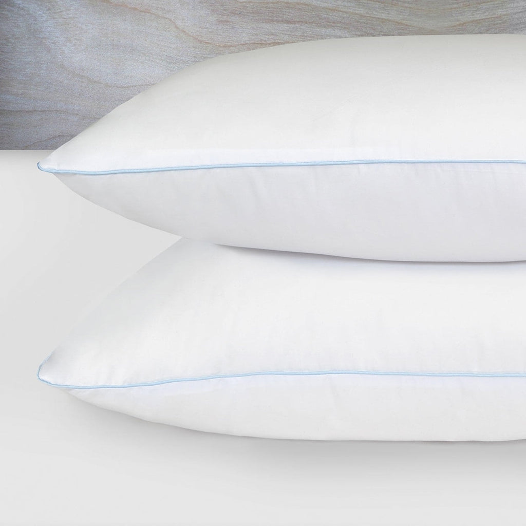 Ergonomic Memory Foam Comfy Sleep Eco-Friendly Bed Pillow Standard/Queen (2 Pk) - Decorative Throw Pillow Cushion for Sofa & Bed Detail
