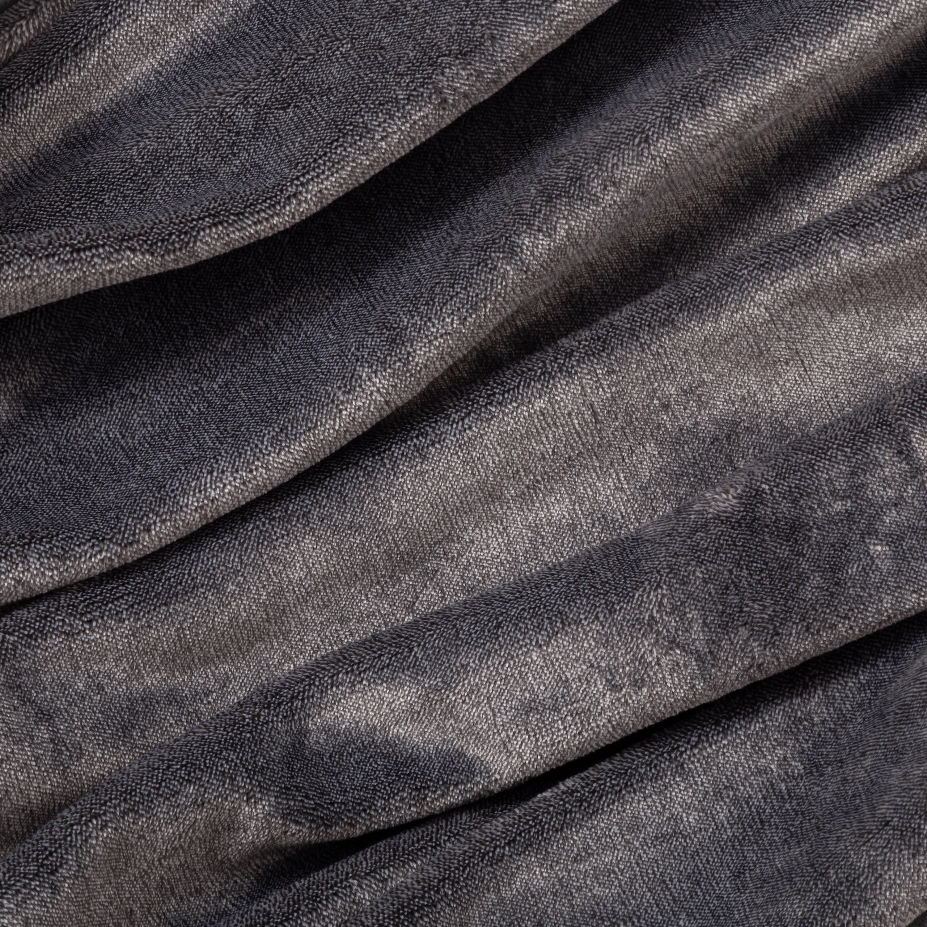 Super Soft Flannel Plush Heathered Soft Oversized Throw Blanket, Gray - Luxury Knitted Decorative Throw Blanket with Fringes Detail