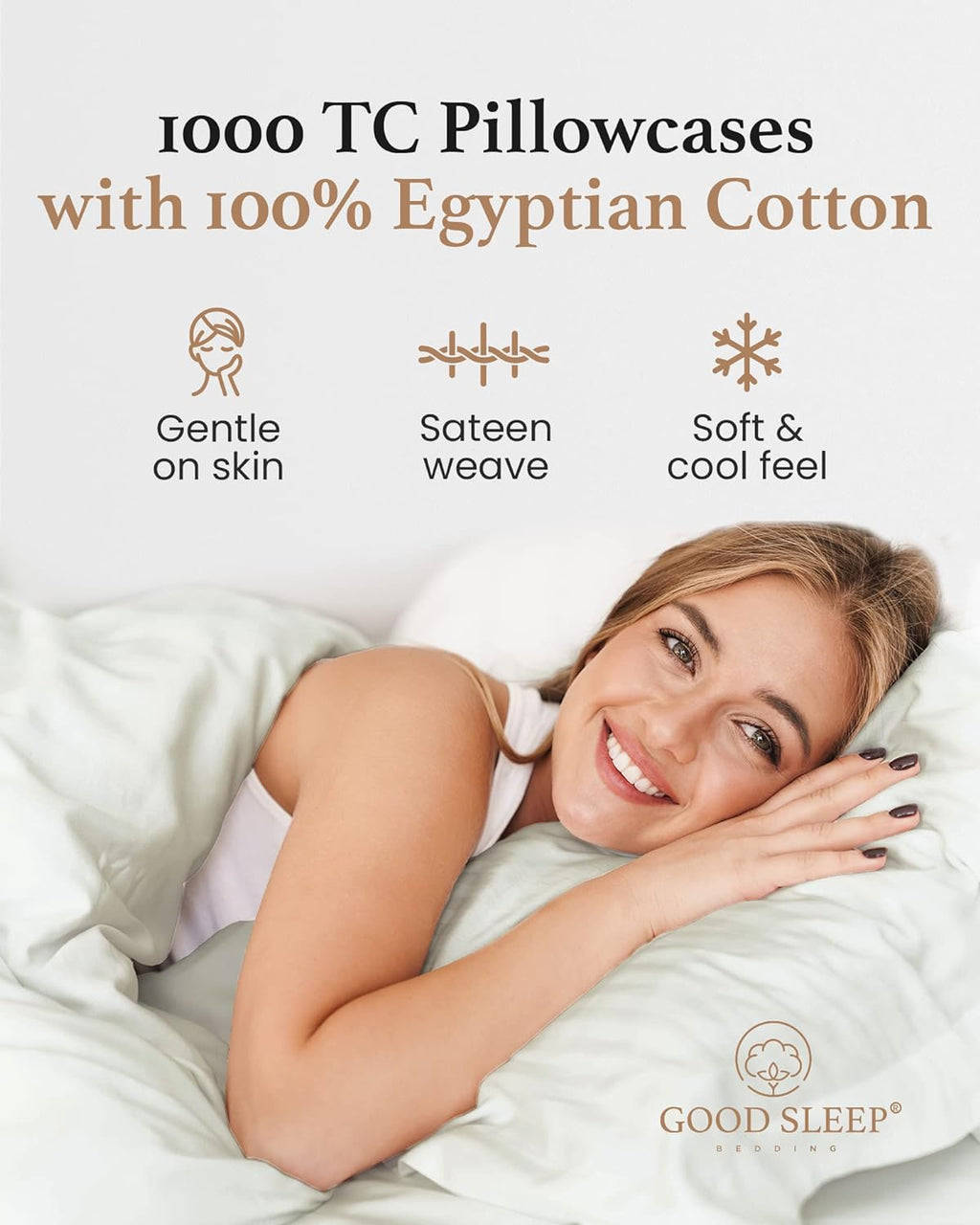 Premium Egyptian Cotton Queen Size Flat Sheet Only - Hotel Style 100% Egyptian Cotton Sheet, Soft & Breathable, Sateen Weave 800 Thread Count... - Cooling Hotel Quality Bedding Sheets and Pillowcases Detail