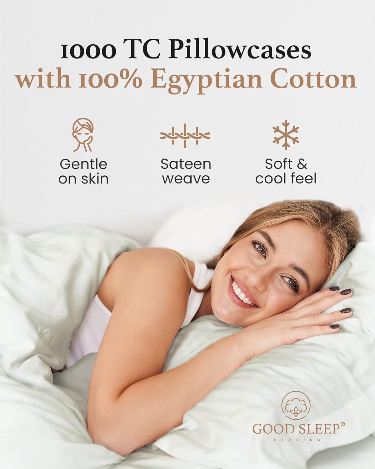 Premium Egyptian Cotton Queen Size Flat Sheet Only - Hotel Style 100% Egyptian Cotton Sheet, Soft & Breathable, Sateen Weave 800 Thread Count... - Cooling Hotel Quality Bedding Sheets and Pillowcases Detail
