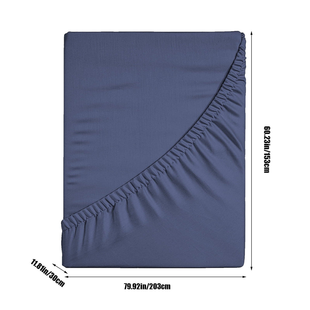 Premium Egyptian Cotton Bed Sheet, Queen Size - Deep Pocket Soft Wrinkle and Fade Resistant - Luxury Bed Sheet Set with Deep Pockets Detail