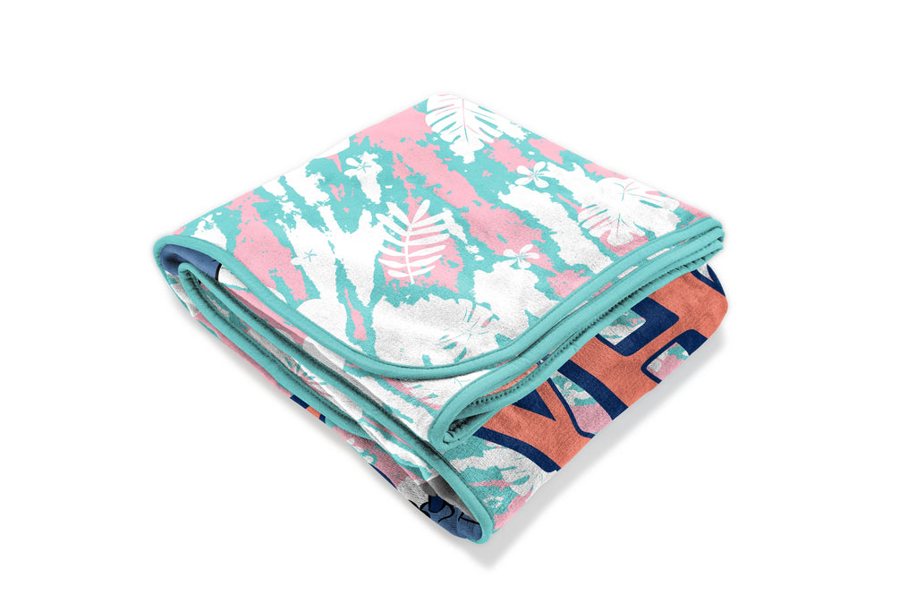 Super Soft Flannel Lilo and Stitch Kids Throw Blanket, 46 x 60, Microfiber, Blue, Disney - Luxury Knitted Decorative Throw Blanket with Fringes - Default Title