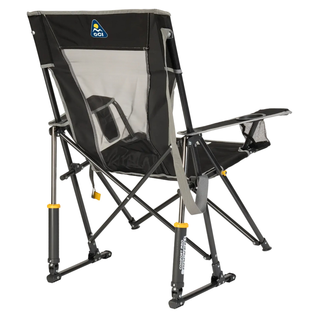 Smooth Motion Comfort Pro Rocker - Choice 375 - Patented Spring-Action Rocking Chair for Camping Detail