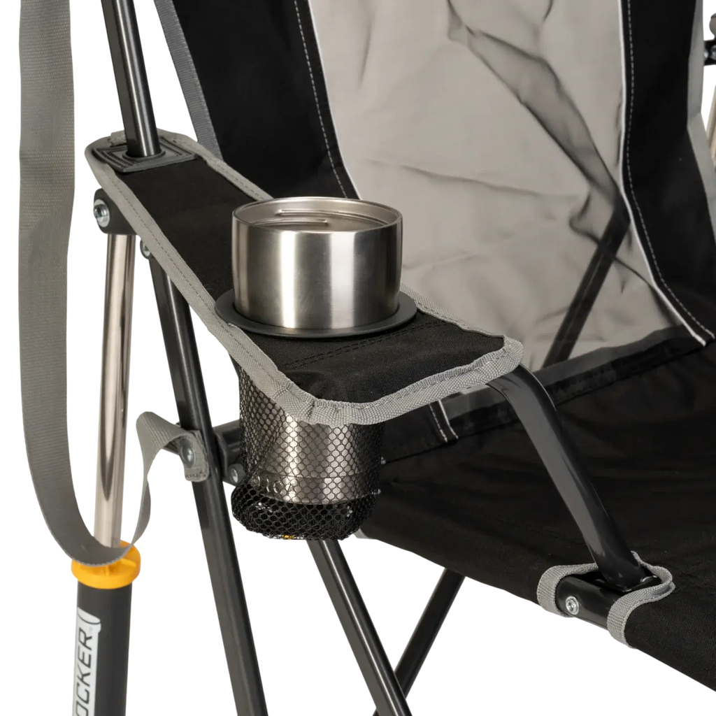 Smooth Motion Comfort Pro Rocker - Choice 375 - Patented Spring-Action Rocking Chair for Camping Detail