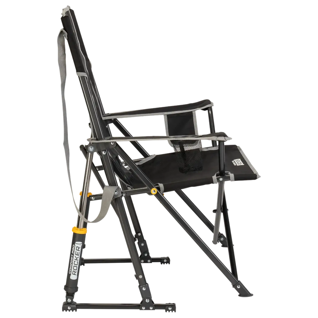 Smooth Motion Comfort Pro Rocker - Choice 375 - Patented Spring-Action Rocking Chair for Camping Detail