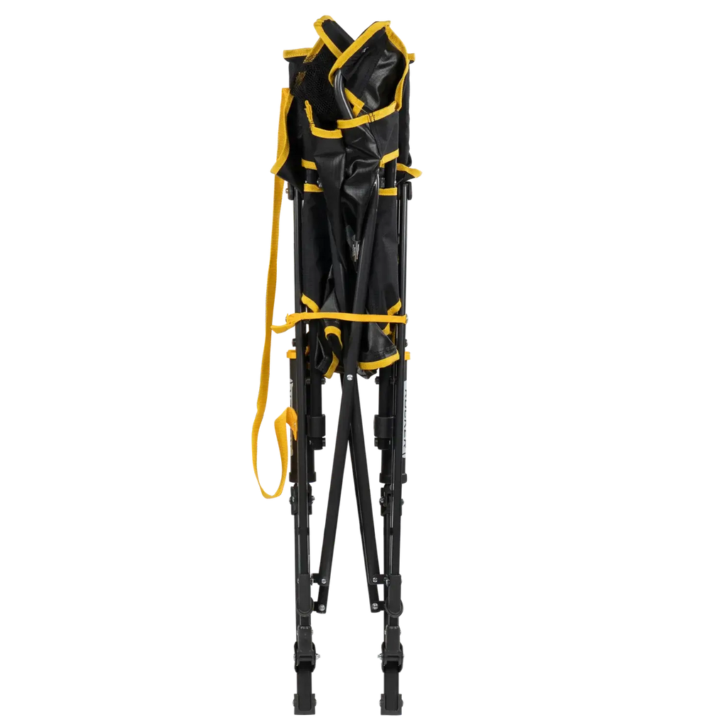 Luxury Camp College Comfort Pro Rocker - Iowa Hawkeyes - Choice 249 - Freestyle Rocker Portable Outdoor Folding Chair Detail