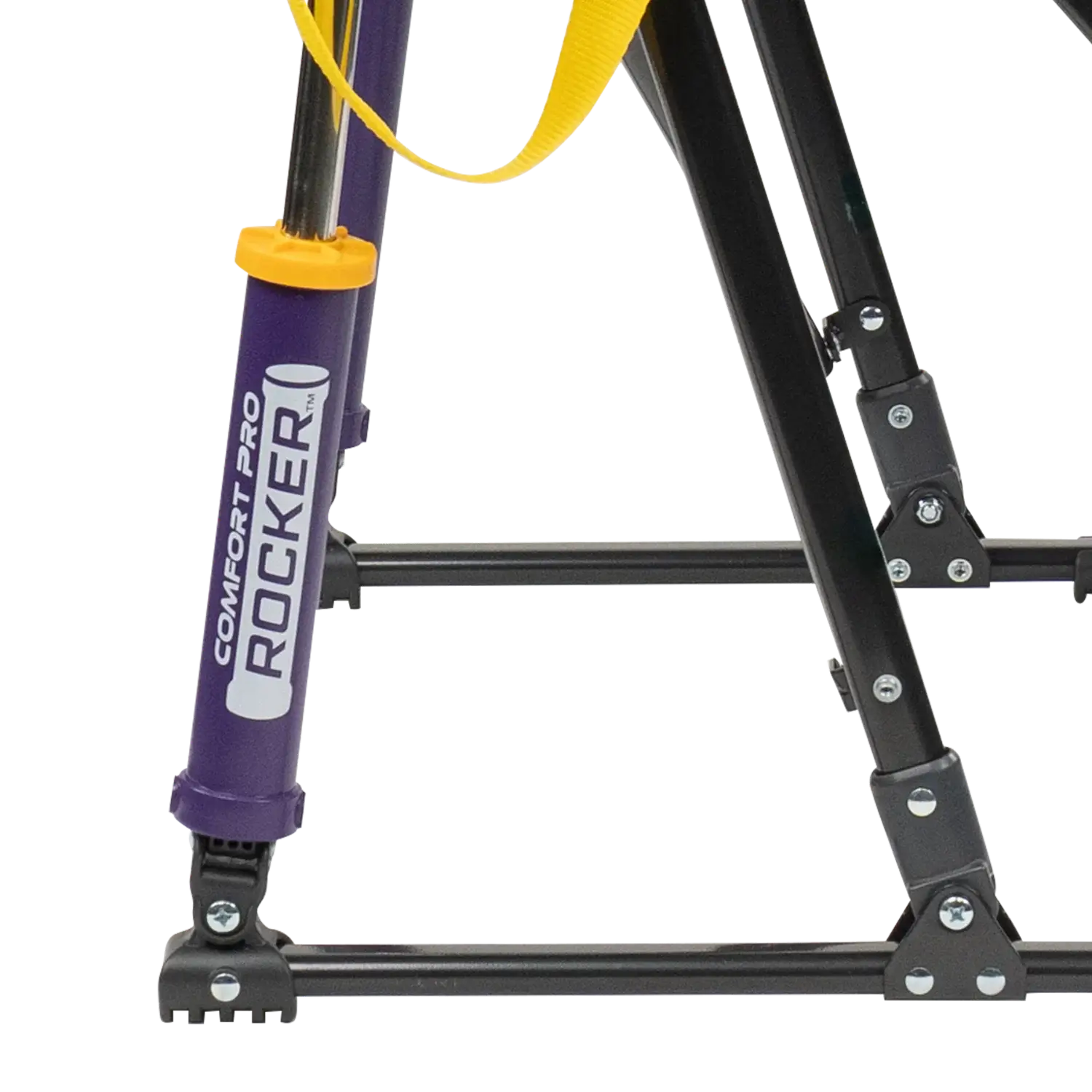 Smooth Motion College Comfort Pro Rocker - LSU Tigers - Choice 880 - RoadTrip Rocker Smooth Motion Camp Chair Detail