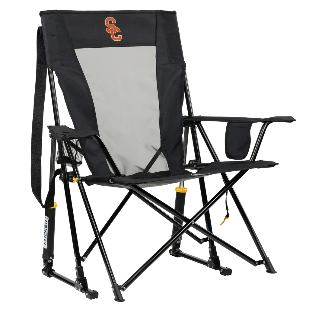 Smooth Motion College Comfort Pro Rocker - USC Trojans - Choice 856 - Freestyle Rocker Portable Outdoor Folding Chair - Default Title