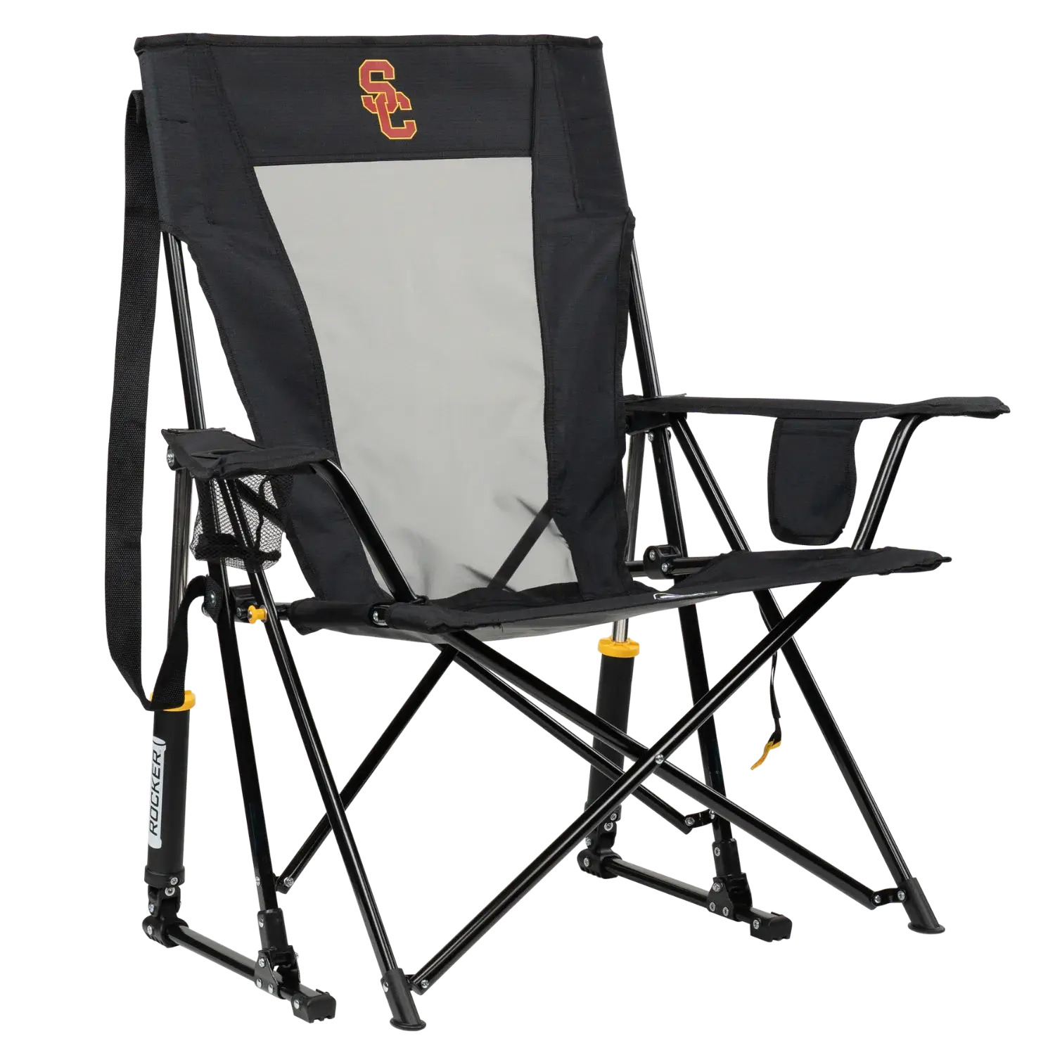 Smooth Motion College Comfort Pro Rocker - USC Trojans - Choice 856 - Freestyle Rocker Portable Outdoor Folding Chair - Default Title