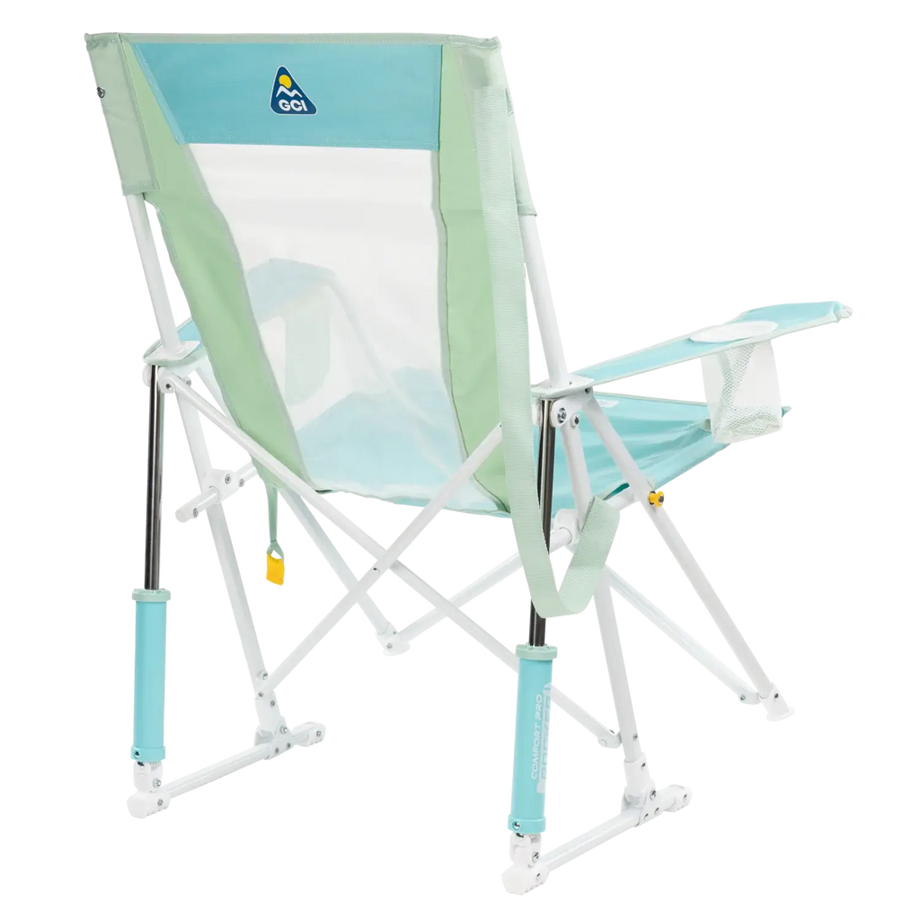 Smooth Motion Comfort Pro Rocker - Choice 375 - Patented Spring-Action Rocking Chair for Camping Detail