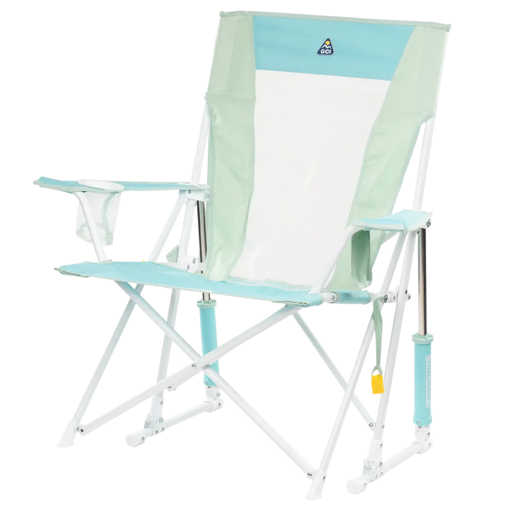 Smooth Motion Comfort Pro Rocker - Choice 375 - Patented Spring-Action Rocking Chair for Camping Detail