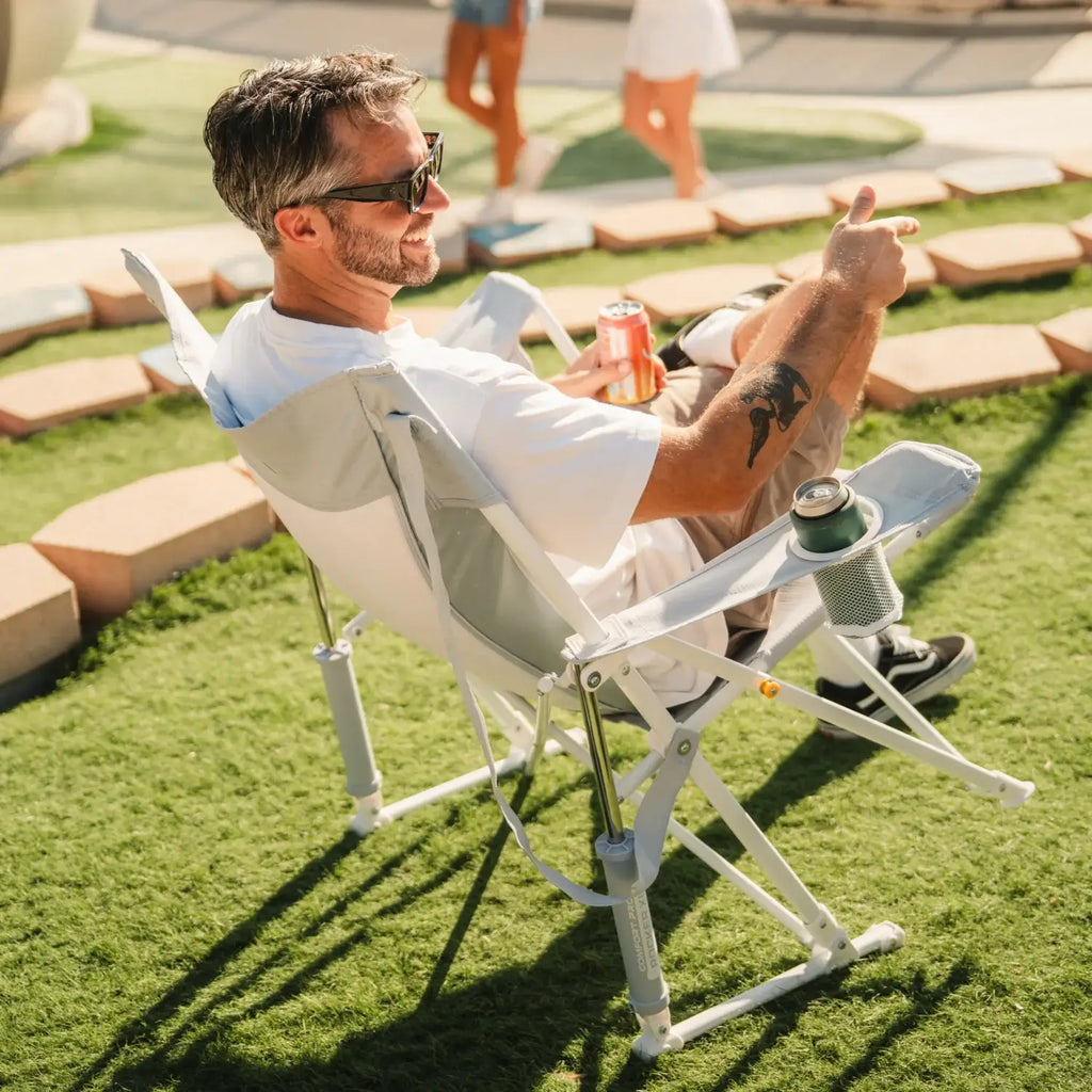 Heavy-Duty Freestyle Comfort Pro Rocker XL - Choice 107 - Freestyle Rocker Portable Outdoor Folding Chair Detail
