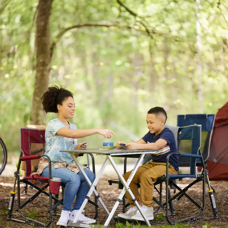 Slim-Fold Compact Camp Table 25 - Choice 214 - Multi-Functional Heavy-Duty Grilling Table Counter Detail