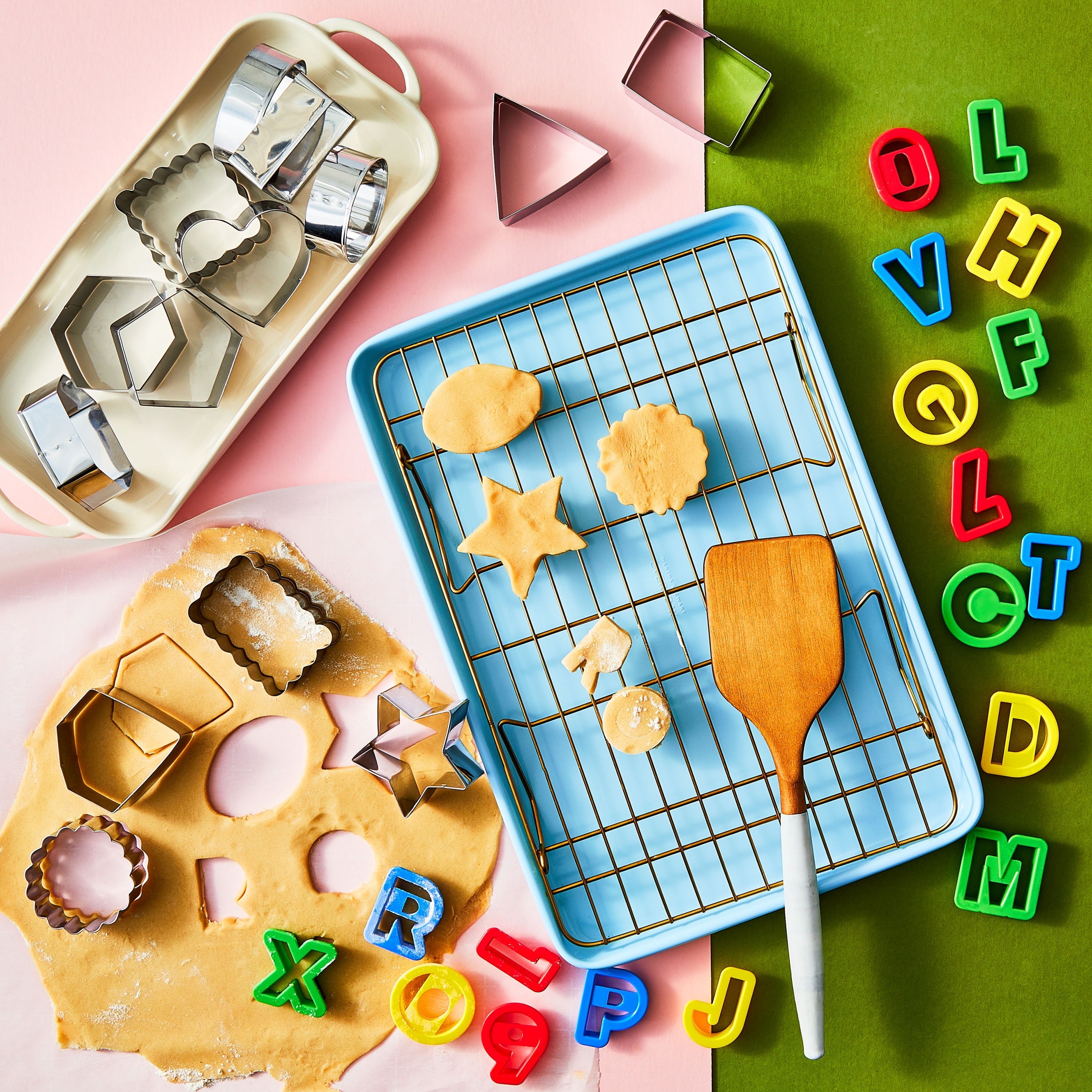 Multi-Functional Metal Shaped Cookie Cutters Set, 14 Pieces - Multi-Functional Manual Food Chopper & Slicer Detail