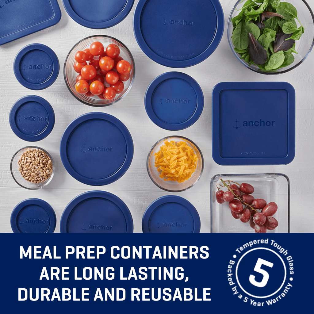 Playful Geometric Glass Food Storage Containers with SnugFit Lids, 30 Piece Set - Playful Star & Heart Shaped Geometric NeeDoh Detail