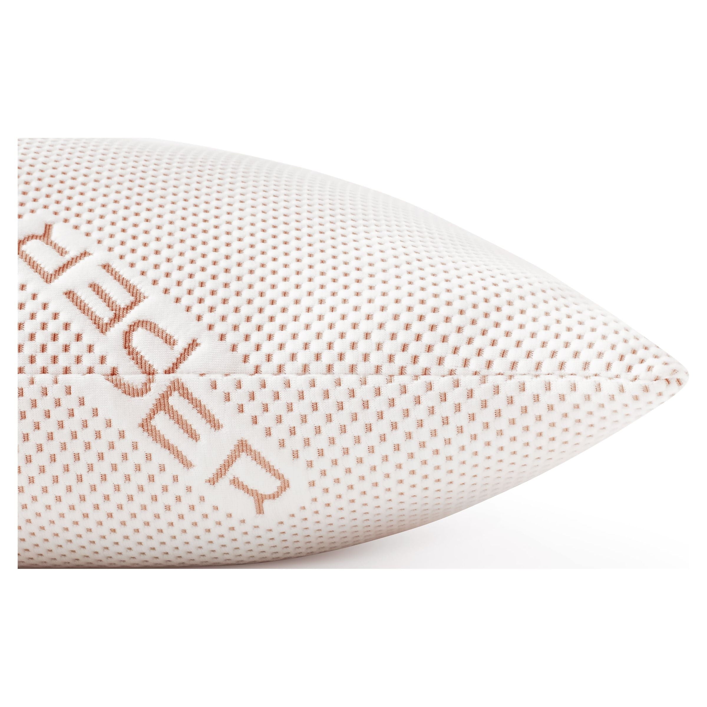 Ergonomic Memory Foam Copperloft King Bed Pillow, 2 Pack, Hypoallergenic - Orthopedic Shredded Foam Bed Pillow Set Detail