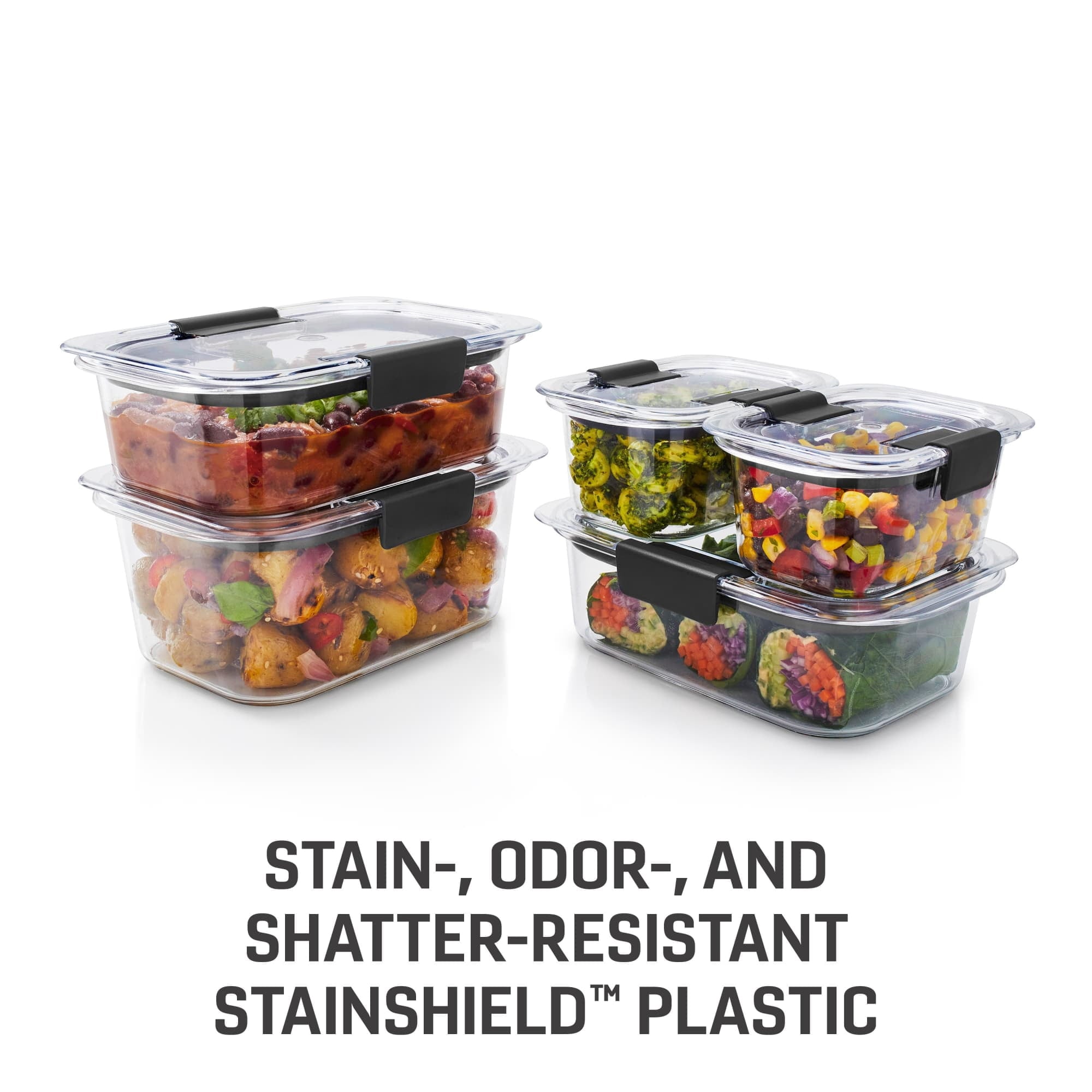 Fun Food Fidget 10-Piece Set, Leak-Proof and Clear Food Storage Containers - Deliciously Soft Cupcake Sensory Glob Detail