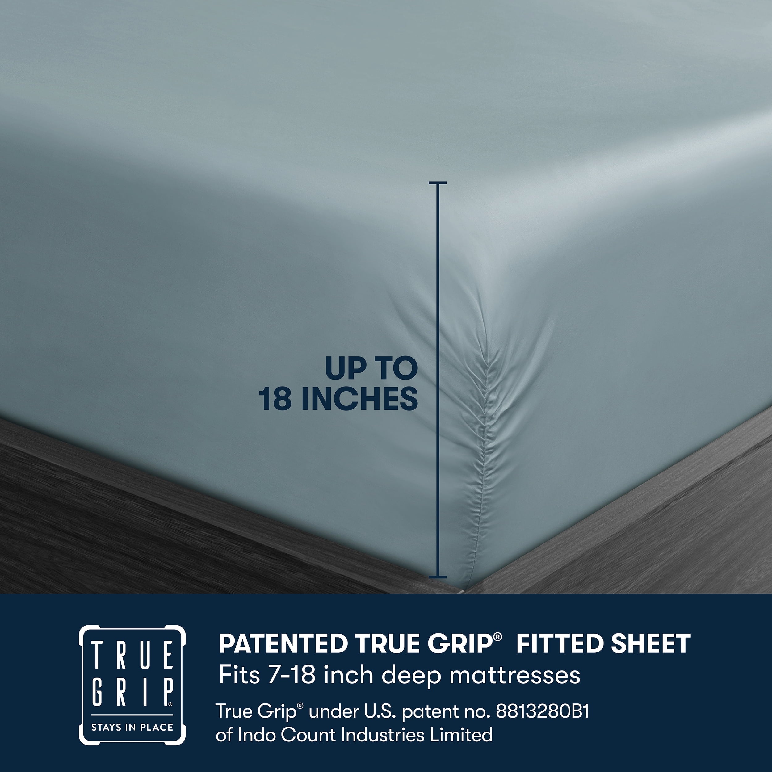 Wrinkle-Resistant 6-Piece 800 Thread Count Lead Cotton Rich Adult Bed Sheet Set, King - Deep Pocket - Cooling Hotel Quality Bedding Sheets and Pillowcases Detail