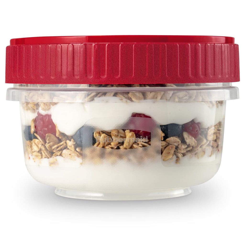 Whimsical Doughnut (3 pack) & Seal 1.6-Cup Food Storage Containers, Ruby Red, 3 pack - Squishy Dohnut Sweet Treat Shaped Stress Toy Detail