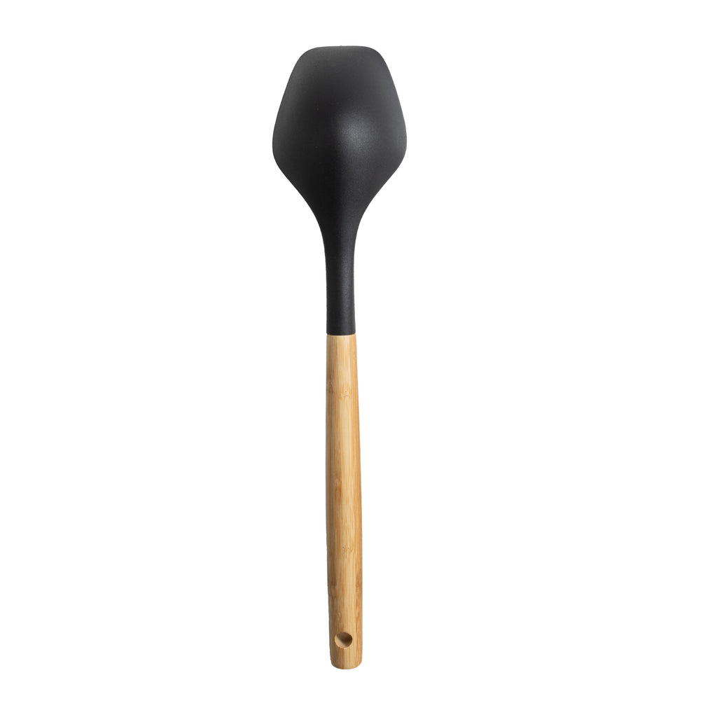 Professional Grade with Bamboo Handle, Ideal for Cooking , 13in L - Professional Kitchen Tool for Culinary Enthusiasts Detail