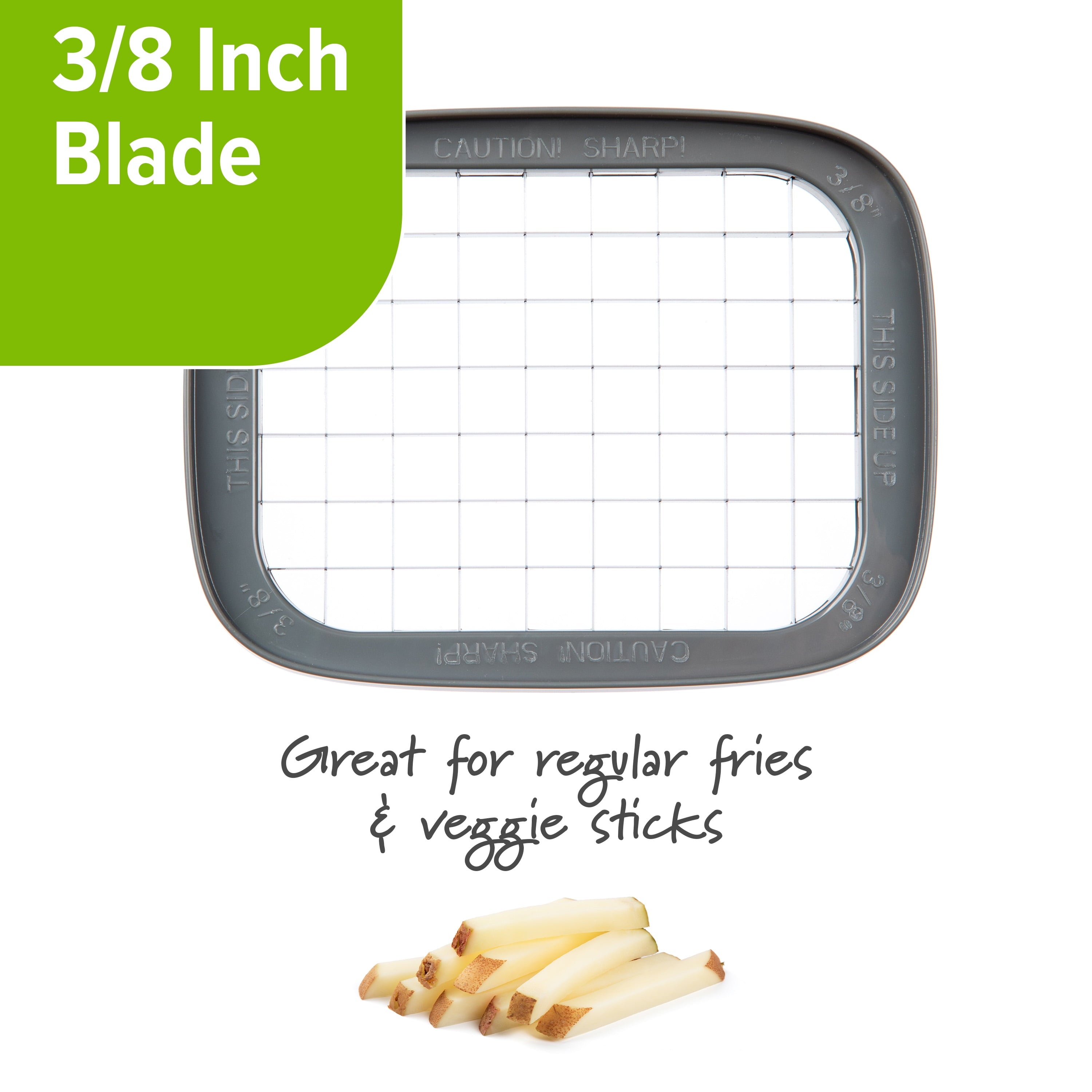 Multi-Functional 3-in-1 Deluxe French Fry Cutter - Kitchen Gadget Tool for Quick Food Prep Detail