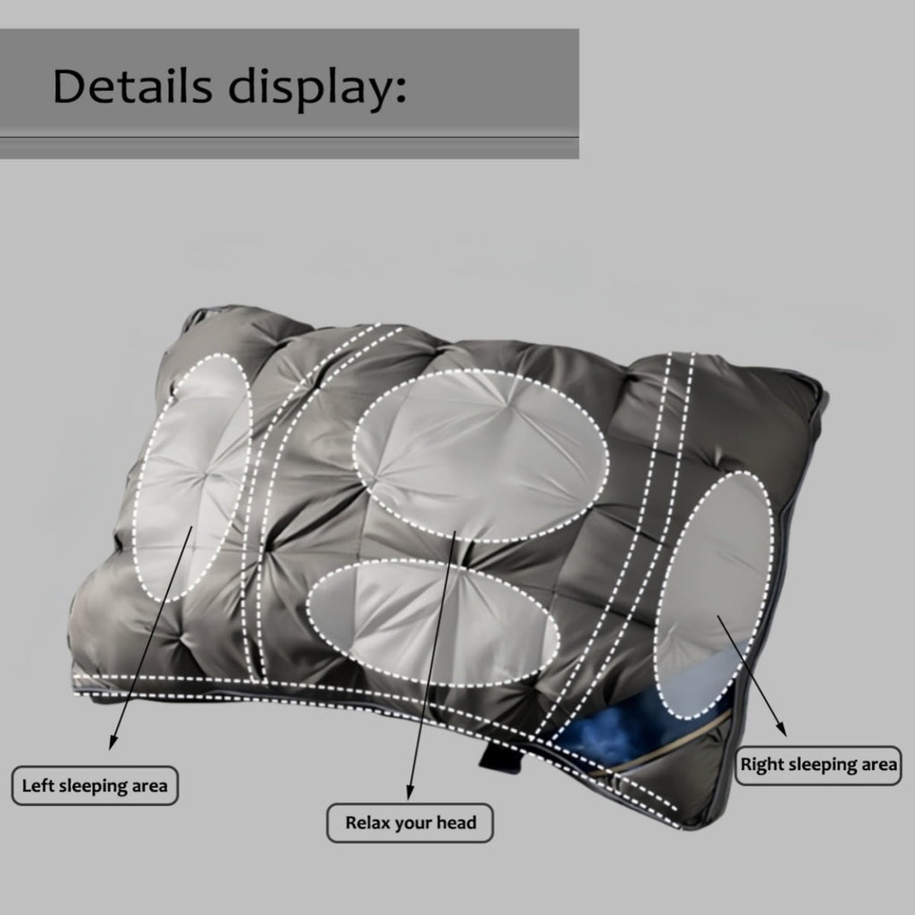 Decorative Plump twisted bed pillow-highly breathable large pillow for lateral/supine/prone sleepers, 29 x 19 inch pillow for family b... - Hotel Quality Plush Sleeping Pillows Detail