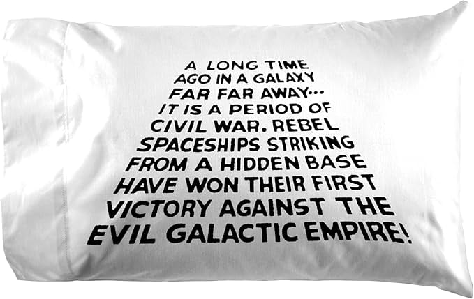Cooling Sateen T-Shirt Comic 3 Piece Twin Size Bed Sheets Set - Disney Space Theme Bedding - Cooling Hotel Quality Bedding Sheets and Pillowcases Detail