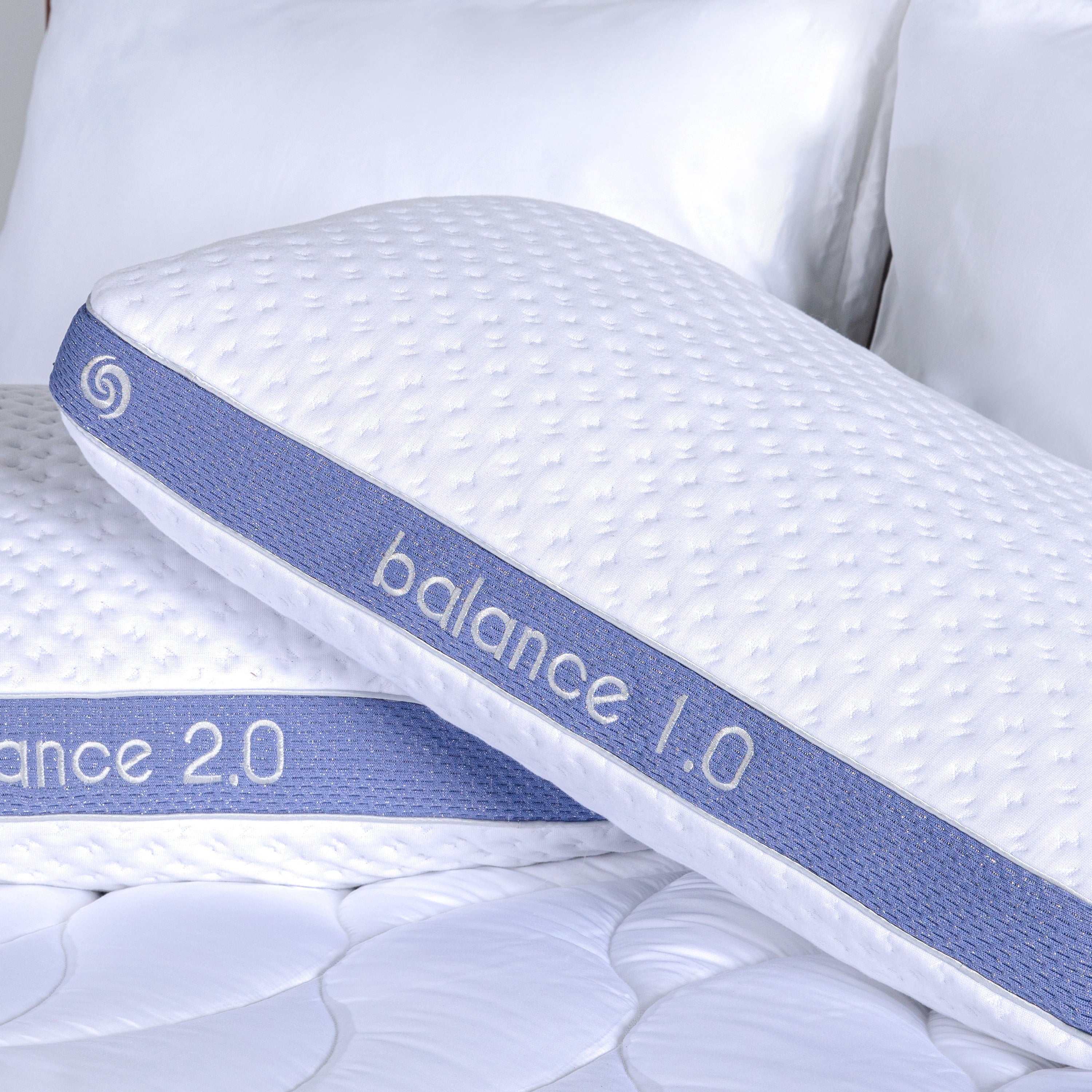 Decorative Plump Performance Pillow – 2.0 - Moisture Wicking Bed Pillow for All Sleep Positions - Medium Firmness Bed Pillow -... - Ergonomic Memory Foam Pillow for Neck Pain Support Detail