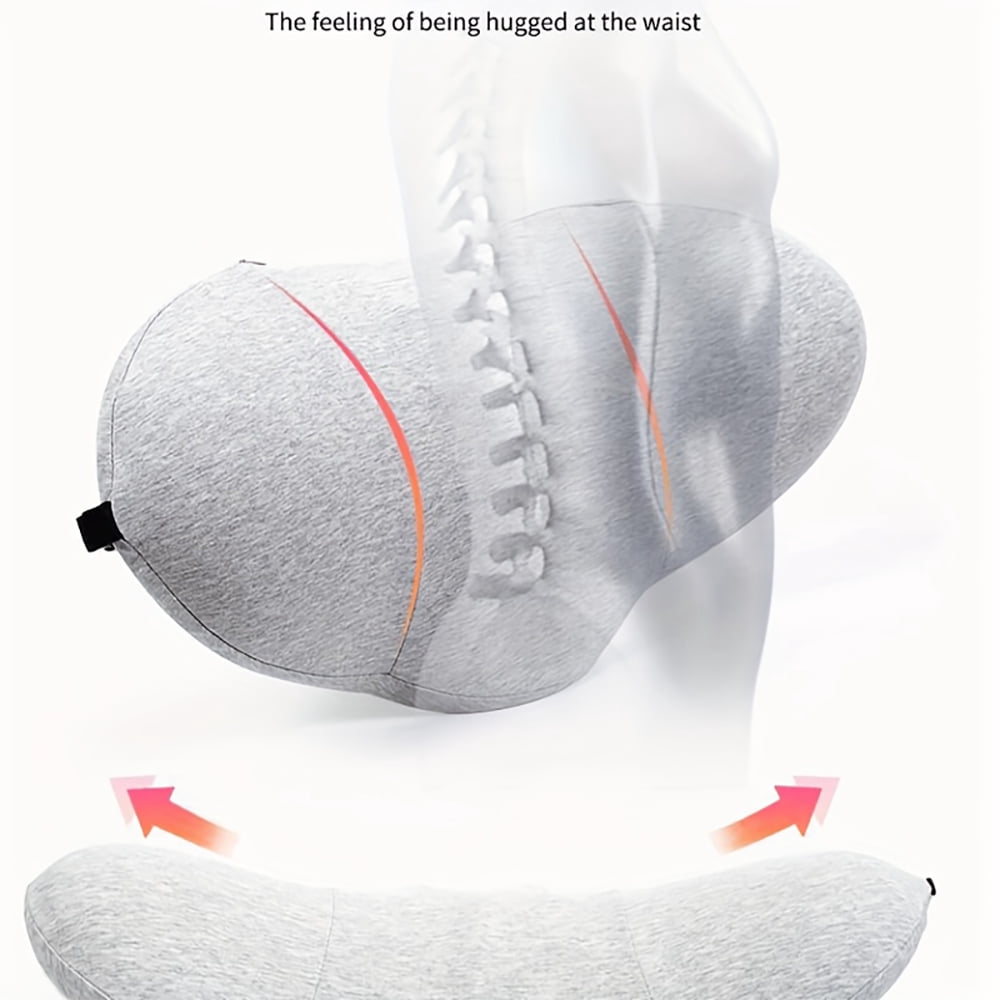 Orthopedic Support Effective Support Adult Breathable Lumbar Bed Pillow, Soft, 1 Pack - Ergonomic Memory Foam Pillow for Neck Pain Support Detail